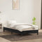 vidaXL - Bedframe - zonder - matras - 80x220 - cm - fluweel - zwart