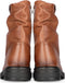 PS Poelman DUNGABALL - Dames enkellaarzen - Chunky zool 3.5 cm - Cognac