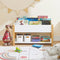 SoBuy KMB35-W - Kinderboekenkast - 2 verdiepingen - Wit