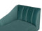 ALSVAG - Chaise longue - Blauw/Groen - Fluweel