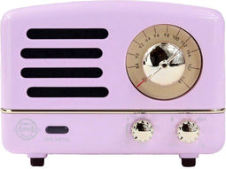 Muzen Retro Bluetooth Speaker Radio Lavender Metal
