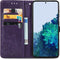 iMoshion Hoesje Geschikt voor Samsung Galaxy S21 Hoesje Met Pasjeshouder - iMoshion Mandala Bookcase - Paars
