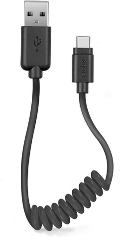 SBS TECABLETYPCSK - USB-C Laadkabel - 50 cm - Zwart