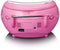 Lenco SCD-24 - Portable Radio/CD-speler - FM radio - Roze