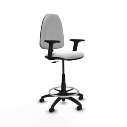 Piqueras y Crespo B2D01RF - Bureaustoel - Hoogteverstelbaar met armleuning - Wit