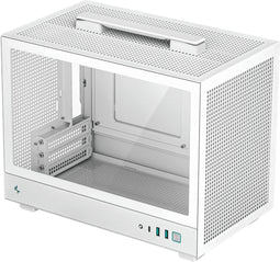 DeepCool CH160 - Mini-ITX Behuizing - Small Form Factor - Gehard glas - Wit