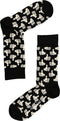 Happy Socks Gift Box - 4 paar unisex sokken - Zwart/Wit (36-40)