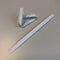 Klika - Planoclipzaksluiting 120 mm wit 1000st - 7 stuks