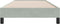 vidaXL - Bedframe - zonder - matras - 80x220 - cm - fluweel - lichtgrijs