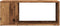 vidaXL - Tv-meubel - 80x24x32cm - bewerkt - hout - oud - houtkleurig
