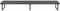 Gembird MS-TABLE2-01 - Bureau standaard - 2x schermen tot 20kg - Zwart