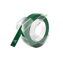 LABELTAPE DYMO 9MMX3M ROL GLOSSY VINYL PROF GROEN - 1 STUK