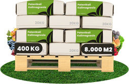 Patentkali Kalimagnesium Meststof - Chloorarm - 30% K₂O 10% MgO 44% SO₃ - Voor Gevoelige Gewassen (400 kg)