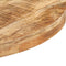 vidaXL - Bartafel - rond - Ã50x110 - cm - ruw - mangohout