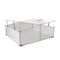 vidaXL - Koude bak - 4 deksels - 108x110x41 cm