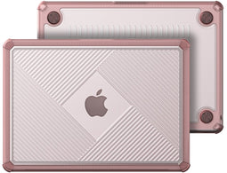 Dux Ducis Geschikt voor MacBook Pro 14 inch (2021-2024) Armor Pattern cover hoes - case - Roze