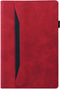 Lunso - Geschikt voor iPad 10 (2022) - Luxe Bookcase hoes - Rood