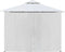 vidaXL - Prieel - met - gordijnen - 180g/m² - 600x298x270 - cm - wit