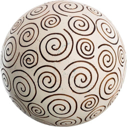 Ballen Decoratie Bruin 10 x 10 x 10 cm (8 Stuks)