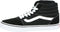 Vans YT Ward Hi - Hoge sneakers - Suede/Canvas - Black/White - Maat 38