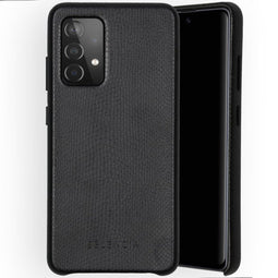 Selencia Hoesje Geschikt voor Samsung Galaxy A52 (4G) / A52s / A52 (5G) Hoesje - Selencia Gaia Slang Backcover - Zwart