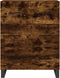 vidaXL - Dressoir - 69,5x34x90 - cm - bewerkt - hout - gerookt - eikenkleurig