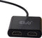 Club3D CSV-1474 - USB 3.2 Gen 1-schakelaar - 2x 4K 60Hz - Zwart