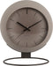 Table clock Nirvana Globe warm grey