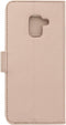 Accezz Hoesje Geschikt voor Samsung Galaxy A8 (2018) Hoesje Met Pasjeshouder - Accezz Wallet Softcase Bookcase - goud