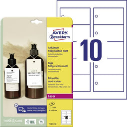 Avery-Zweckform T1001-10 100 stuk(s)
