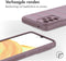 iMoshion Hoesje Geschikt voor Samsung Galaxy A33 Hoesje Siliconen - iMoshion EasyGrip Backcover - Paars