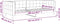 vidaXL - Slaapbank - 80x200 - cm - fluweel - donkergroen