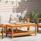 vidaXL - Salontafel - 70x40x45 - cm - Massief - Acaciahout