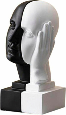 Bokstöd DKD Home Decor Gezicht Hars Modern 10 x 11 x 20 cm