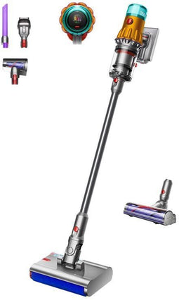 Dyson V12 Detect Slim Submarine - Steel stofzuiger - Dweilfunctie - 140 AW zuigkracht