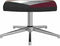 vidaXL Relaxstoel met voetenbank patchwork stof