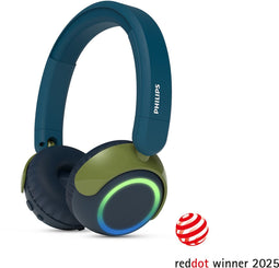 PHILIPS TAK4200 - On Ear draadloze hoofdtelefoon voor kinderen - 45 uur afspeeltijd - Kristalgroen