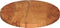 vidaXL - Tafelblad - ovaal - 100x50x2,5 - cm - massief - acaciahout