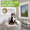 O'DADDY® Raamhor - 100x150 cm - Aanpasbaar Vliegengaas - Glasvezel - Zwart