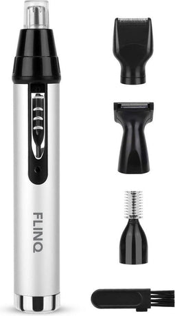 FlinQ Oplaadbare 4 in 1 Baard trimmer - Wenkbrauw Trimmer - Neustrimmer - Oortrimmer -