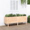 vidaXL - Plantenbak - verhoogd - 160x50x57 - cm - massief - grenenhout