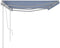 vidaXL - Luifel - handmatig - uittrekbaar - met - palen - 6x3 - m - blauw - en - wit