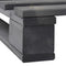 vidaXL - Bedframe - pallet - massief - grenenhout - grijs - 90x200 - cm
