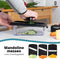 Cavos Mandoline - Groentesnijder - 16-in-1 Multifunctionele RVS Snijder - Zwart