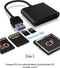 Icy Box IB-CR301-U3 - Geheugenkaartlezer - CF MicroSD SD SDHC SDXC 3 sleuven - Zwart
