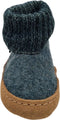 Bergstein Cozy Lux Sloffen - Unisex Junior - Scheerwol - Seagreen - Maat 27