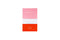 A Journal - Notitieblok A6 - Goed papier - Roze/Rood (6 stuks)