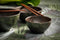 Palmer Schaal Jungle Aurora 11 cm 40 cl Groen Bruin Stoneware 6 stuk(s)