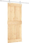vidaXL - Schuifdeur - met - beslag - 85x210 - cm - massief - grenenhout