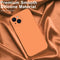 Lunso - Geschikt voor iPhone 15+ / 15 Plus - Hoesje Flexibel silicone Backcover - Oranje